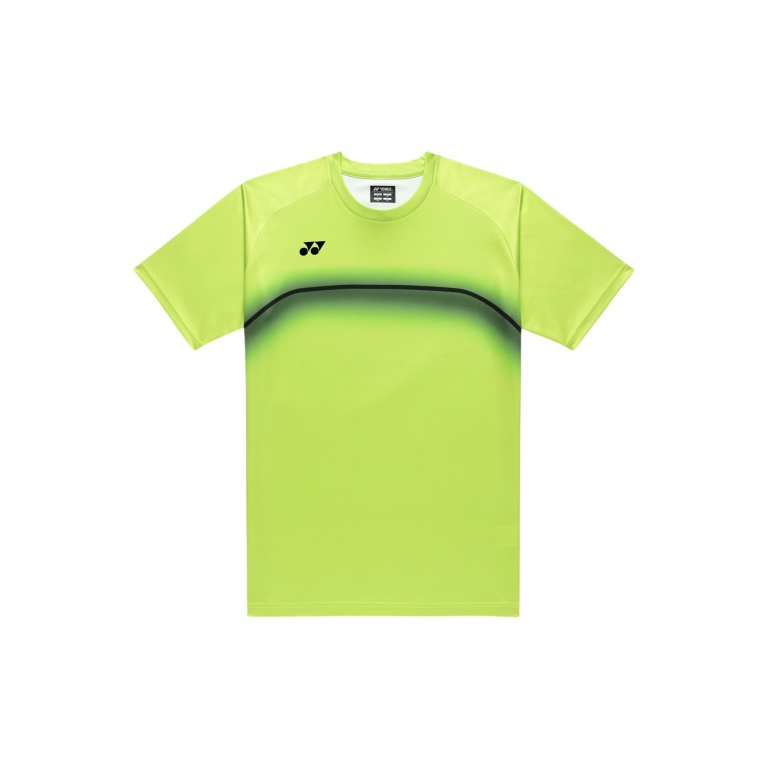 Koszulka sportowa Yonex Practice Print 16859 (100% poliester) 2026 świeża limonkowa męska